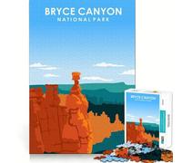 1000 Piece Jigsaw Puzzles Bryce Canyon National Park Accurate Joint Fun Thinking Game Play Peace Time Play Christmas Calm Gift (50x75cm)