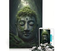 1000 Piece Jigsaw Puzzles Buddha Forest Meditating, Educational Toy, Challenging To Complete, Unique Birthday And Xmas Gifts 38x52cm