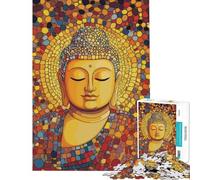 1000 Piece Jigsaw Puzzles- Buddha In Thoughts Art Adult Jigsaw Puzzle Anti-Stress Toys Analysis And Logic Deal As Gifts for The Whole Family (Size 50x75cm)