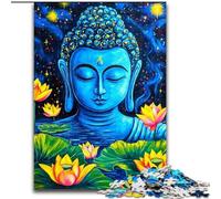 1000 Piece Jigsaw Puzzles Buddha Statues, Brain Teaser For Wall Decoration Unique Birthday And Xmas Gifts for for Age 14 (Size 50x75cm)