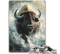 1000 Piece Jigsaw Puzzles Buffalo Help The Brain Exercise Addictive Toys to Cultivate Patience Perfect Decoration 50x75cm