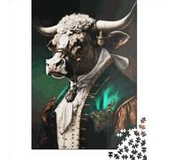 1000 Piece Jigsaw Puzzles Bull Aristocrat Wooden Puzzles Educational Toys 1000pcs (75x50cm)