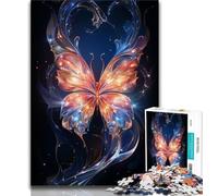 1000 Piece Jigsaw Puzzles Butterfly form Another Universe 1000 Piece Jigsaw,Stress Reliever Staycation Kill Time Parent-child Interaction (size 38x26cm)