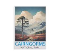 1000 Piece Jigsaw Puzzles，Cairngorms Travel Poster in the National Park，Puzzles for Adults and Teenagers, Puzzle Sets for Challenging Puzzle Game and Family Play（75x50cm）-GZ50