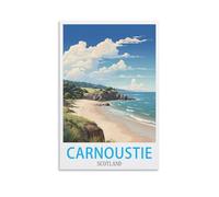 1000 Piece Jigsaw Puzzles，Carnoustie Scotland，Home Decor Birthday Party Gift Toy for Men Women Elders Seniors, 38x26cm