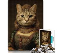 1000 Piece Jigsaw Puzzles Cat from An Aristocratic Family 1000 Pieces for Teenagers,Educational Games Home Decoration Birthday Present, Gifts, Wall Art 50x75cm