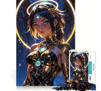 1000 Piece Jigsaw Puzzles Celestial Cybernetic Guardian Accurate Joint Fun Thinking Game Play Peace Time Play Christmas Calm Gift (38x52cm)
