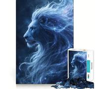 1000 Piece Jigsaw Puzzles Celestial Lion Portrait Flawless Fit Art Mind Training Fun Rest Time Play Christmas Calm Gift (50x75cm)