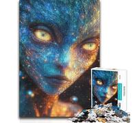 1000 Piece Jigsaw Puzzles Celestial Oracle︰ The Cosmic Witness Wall Art Art Work Gift Suitable for People Aged 14 And Above 50x75cm