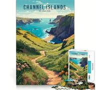 1000 Piece Jigsaw Puzzles Channel Islands National Park Flawless Fit Art Mind Training Fun Rest Time Play Christmas Calm Gift (38x26cm)