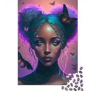 1000 Piece Jigsaw Puzzles Charming Girl Puzzles for Adults Paper Puzzles Educational Game for Adult 1000pcs (38x26cm)