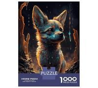 1000-piece Jigsaw Puzzles Chihuahua Dog Fiction Adult Jigsaw Puzzle Hands-on Game Difficult Challenge Parent-child Interaction 38x26cm/1000pcs