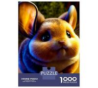1000-piece Jigsaw Puzzles Chinchilla Adult Jigsaw Hands-on Game A Work of Art Unique Gifts for Birthday And Christmas 52x38cm/1000pcs