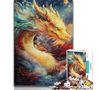 1000 Piece Jigsaw Puzzles Chinese Dragon Adult Jigsaw,Learning Educational Toys Family Games Gifts for Friends And Family 75x50cm
