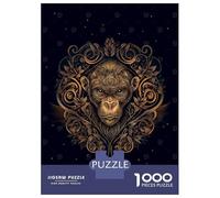 1000-piece Jigsaw Puzzles Chinese New Year Monkey Jigsaws for Adults Brain Teaser Game Improve Memory Unique Gifts for Birthday And Christmas 70x50cm/1000pcs