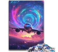 1000 Piece Jigsaw Puzzles Color Plane Help The Brain Exercise Addictive Toys to Cultivate Patience Suitable for Couples 50x75cm
