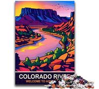 1000 Piece Jigsaw Puzzles Colorado River Help The Brain Exercise Addictive Toys to Cultivate Patience Suitable for Couples (size 38x26cm)