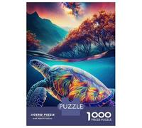 1000-piece Jigsaw Puzzles Colorful Sea Turtle Landscape Adult Jigsaw Hands-on Game A Work of Art Unique Gifts for Birthday And Christmas 70x50cm/1000pcs