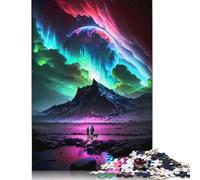 1000 Piece Jigsaw Puzzles Cosmic Aurora Landscape Paper Puzzles for Adults Educational Games 1000pcs (38x26cm)