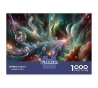 1000-piece Jigsaw Puzzles Cosmic Bubble Clouds Jigsaw Puzzle Anti-Stress Toys Wall Decoration Unique Gifts for Birthday And Christmas 38x26cm/1000pcs