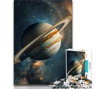 1000 Piece Jigsaw Puzzles Cosmic Dream Planet 1000 Piece Jigsaw,Stress Reliever Staycation Kill Time Parent-child Interaction (size 75x50cm)