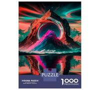 1000-piece Jigsaw Puzzles Cosmic Gateway Reflections Jigsaws for Adults Brain Teaser Game Improve Memory Unique Gifts for Birthday And Christmas 70x50cm/1000pcs