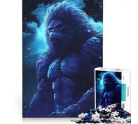 1000 Piece Jigsaw Puzzles Cosmic Gorilla, Educational Toy, Hand Speed Race, with Fully Interlocking Randomly Shaped Pieces 50x75cm