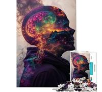 1000 Piece Jigsaw Puzzles- Cosmic Mind Explosion Difficult And Challenge Enhance Memory Home Decoration Toys for Ages 14 And over (50X75CM)