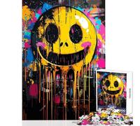 1000 Piece Jigsaw Puzzles- Crazy Smiles Galore Brain Teaser Game Precision Cutting Home Decoration Toys Birthday And Unique Gifts (38X52CM)