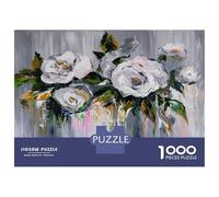 1000-piece Jigsaw Puzzles Crying Roses Jigsaws for Adults Brain Teaser Game Improve Memory Unique Gifts for Birthday And Christmas 52x38cm/1000pcs