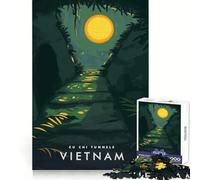 1000 Piece Jigsaw Puzzles Cu Chi Tunnels Vietnam Neat Edge Decor Smart Mind Activity Easy Time Fun Xmas Art Gift (38x52cm)
