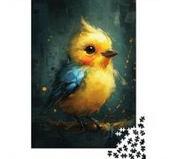 1000 Piece Jigsaw Puzzles Cute Little Yellow Bird Puzzle Adults And Paper Jigsaw Puzzle Family Challenging Games 38x26cm/1000pcs