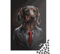 1000 Piece Jigsaw Puzzles Dachshund for Adults Wooden Puzzles Educational Toys 1000pcs (75x50cm)