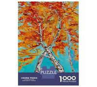 1000-piece Jigsaw Puzzles Dancing Birches Adult Jigsaw Puzzle Toy Wall Decor A Work of Art Unique Gifts for Birthday And Christmas 70x50cm/1000pcs