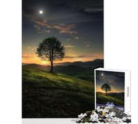 1000 Piece Jigsaw Puzzles- Daybreak Over The Valley Jigsaw for Teenagers Difficult Challenge Challenging To Complete Unique Challenge Game (50x75cm)