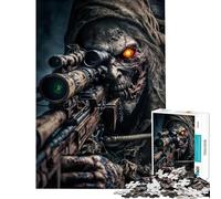 1000 Piece Jigsaw Puzzles- Dead Army Zombie Soldier Difficult And Challenge Analysis And Logic DIY Toys for And from 14 Years And over (38X52CM)