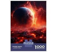 1000-piece Jigsaw Puzzles Death Star Adult Jigsaw Puzzle Hands-on Game Difficult Challenge Parent-child Interaction 38x26cm/1000pcs