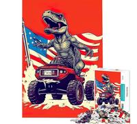1000 Piece Jigsaw Puzzles Dinosaur Dirty Patriot for Birthday, Chrismas Wall Decoration Educational Toy for And 14 Years And over (50x75cm)
