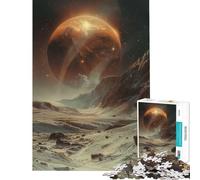 1000 Piece Jigsaw Puzzles- Discovered Planet Jigsaw 1000 Pieces Toy Wall Decor Learning Educational Unique Birthday And Xmas Gifts (50x75cm)