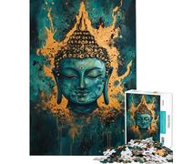 1000 Piece Jigsaw Puzzles Divine Buddha Art Brain Intelligence Challenge Addictive Toys Educational Games Home Art Decor Gifts Birthday (size 75x50cm)