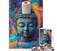 1000 Piece Jigsaw Puzzles Divine Roll Buddha's Zen Moment Adult Jigsaw Puzzle Brain Teaser Game Analysis And Logic Unique Birthday And Gifts (Size 38x26cm)