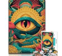 1000 Piece Jigsaw Puzzles Dream Eye 1000 Pieces for Teenagers,Educational Stress Relief Toy Gifts for Friends And Family (size 38x26cm)