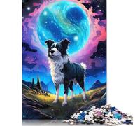 1000 Piece Jigsaw Puzzles Dreamy Dog Planet Square Jigsaw Puzzles for Adults & Paper Puzzles Learning Educational Toys Family Games 1000pcs (38x26cm)