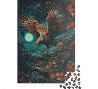 1000 Piece Jigsaw Puzzles Eagle Moonlight for Adults Paper Puzzles Educational Toys 1000pcs (38x26cm)