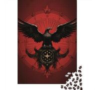 1000 Piece Jigsaw Puzzles Eagle Puzzles for Adults Wooden Puzzles Educational Game for Adult 1000pcs (75x50cm)