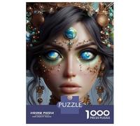 1000 Piece Jigsaw Puzzles- Earth Goddess Portrait Jigsaw Puzzle Brain Teaser Game Wall Decoration Deal As Gifts for The Whole Family 70x50cm/1000pcs
