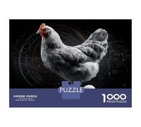 1000-piece Jigsaw Puzzles Egg Laying Chickens for Sale Adult Jigsaw Hands-on Game A Work of Art Unique Gifts for Birthday And Christmas 52x38cm/1000pcs