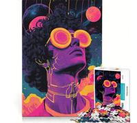 1000-piece Jigsaw Puzzles Elevated Dreamer in Pink Stellar Vortex, Educational Game, Fun Activities at Home, Birthday Present,Travel Gifts, 38x26cm