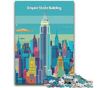 1000 Piece Jigsaw Puzzles Empire State Building Educational Family Game Deal As Gifts for The Whole Family for And Age 14 Years Up (size 38x26cm)