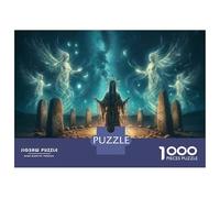 1000 Piece Jigsaw Puzzles Enchanted Stone Circle Mystical Night Sky Puzzles for Adults Family Games But Fun And Humorous Unique Birthday And Xmas Gifts 52x38cm/1000pcs